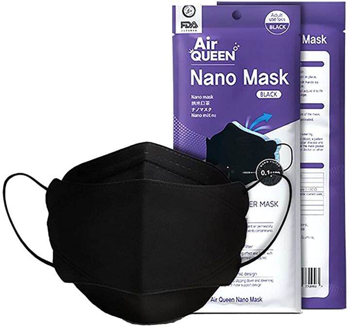 AirQueen KF94 3-Layers Nano Filter Mask FFP2 Face Mask Safety Mask Air ...