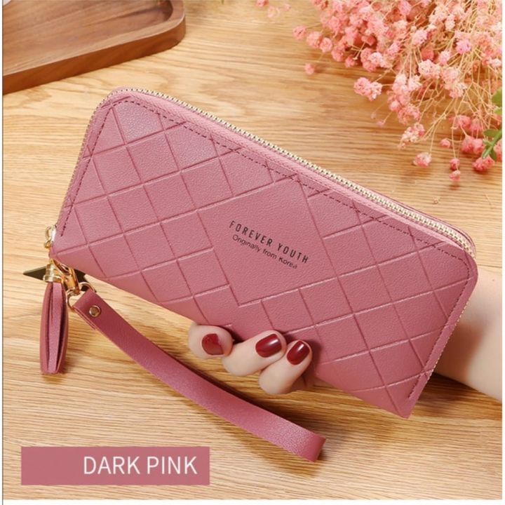 COD Dompet Wanita Q04 Dompet Wanita Panjang Dompet Import Real