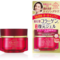 Kose ครีมสูตรผิวหย่อนคล้อย ริ้วรอย ครีมแอสต้าแซนทิน ญี่ปุ่น Grace one  EX Perfect Cream 100g(กระปุกแดงล้วน-กล่องทอง)