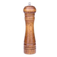 Wood Pepper Grinder Salt And Spice Grinder Pepper Mill With Strong Adjustable Ceramic Grinder 5" 8" 10" Kitchen Tools 2019 New