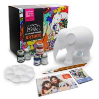 Elephant Parade Artbox 15 cm 2022 (15cm) สินค้า DIY เซ็ทของขวัญโพลี่เรซิ่น 3D สำหรับเด็ก