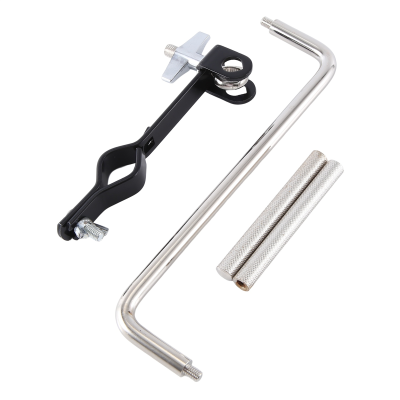 Z Shape Drum Cymbal Arm Rod Clip Clamp Hardware Water Cymbal Expansion Holder Drum Rack Percussion Instrument Drum Accessories