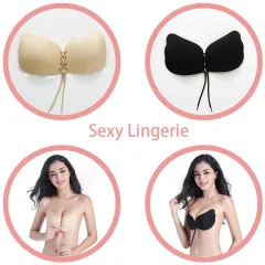 Women Push Up Silicone Mango Self Adhesive Bra Sticky Invisible