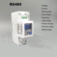 Yingke 565a 220V 230V 50Hz 60Hz แรงดันไฟฟ้าในปัจจุบัน Dds238-2 Zn/s เฟส Din Rail เดียว Kwh ชั่วโมงวัตต์เครื่องวัดพลังงานพร้อม Rs485 Modbus-Rut