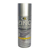 BOSNY ZINC BRIGHT GALVANIZE 3IN1 SPRAY B136 สีสเปรย์ซิงค์กัลวาไนซ์ เป็นสีtop coat สีเงินสว่าง ป้องกันสนิมดีเยี่ยมเหมาะกับชิ้นส่วนโลหะ