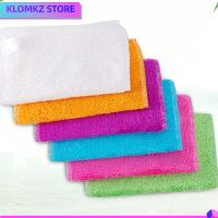 KLOMKZ 1/5PCS ครัวเรือน ห้องครัวและการรับประทานอาหาร ใยไผ่ ผ้าเช็ดจาน แผ่นใยขัด ผ้าเช็ดตัว ผ้าขี้ริ้วทำความสะอาด