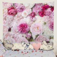 Floral art Colorful Flower wall display background tapestry home decoration wall cloth