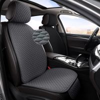 Karcle Car Seat Cover Full Set Imitation Linen Universal Seat Protector Back Seat Cushion Front Rear Car Covers In Salon Warm