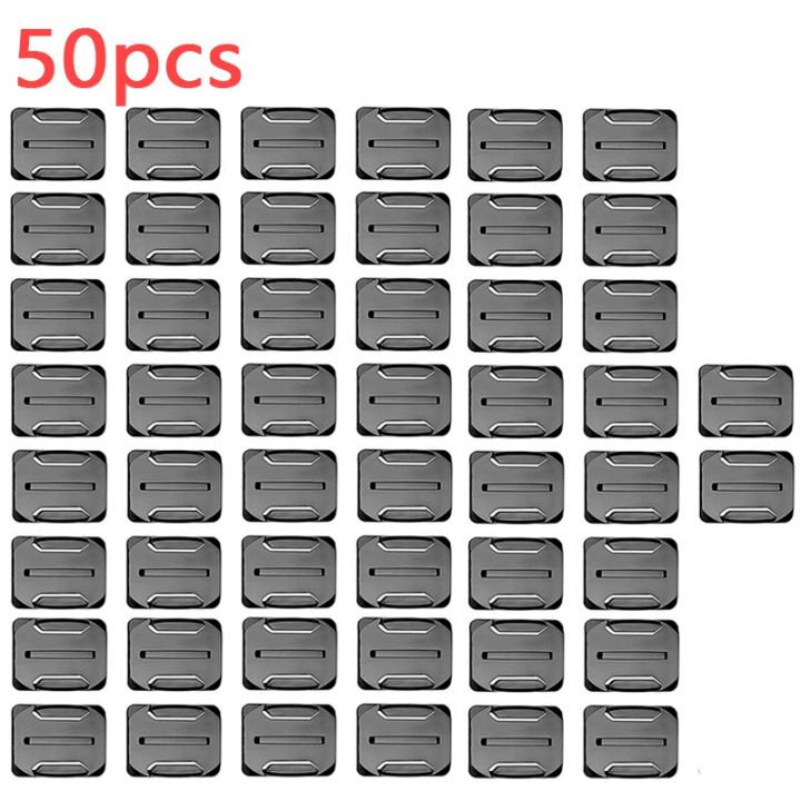 50pcs Gopro Accessories Curved Surface Base Mount For Go Pro Hero 8 7 6 5 4 Xiao Yi GP11