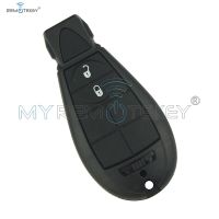 【☊HOT☊】 haokao5 0 Fobik กุญแจรถยนต์รีโมท434 Mhz 2ปุ่มสำหรับ Jeep Grand Cherokee 2008 2009 2010 2011อะไหล่2012กุญแจรีโมทรถยนต์