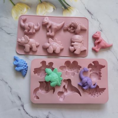 【CW】☇  6 holes Silicone Fondant Mould Chocolate Candle Mold Baking Molds