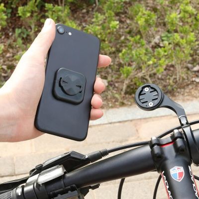 ▽✉ Bike Bicycle Mobile Phone Sticker Mount Phone Holder Riding Strong Adhesive Support Stand Back Button Paste Adapter for GARMIN