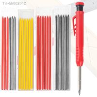 ✽卐♦ Solid Carpenter Mechanical Pencil For Woodworking Construction Deep Hole Marker Long Head Carpenter Pencil Stationery Supplies