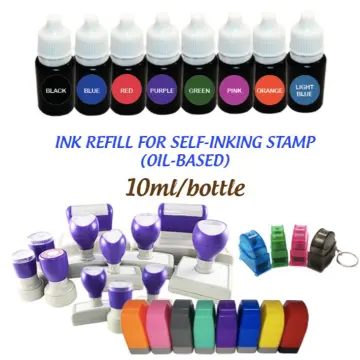 Horse Refilling Ink Stamp Pad Blue-Red-Black Without oil New