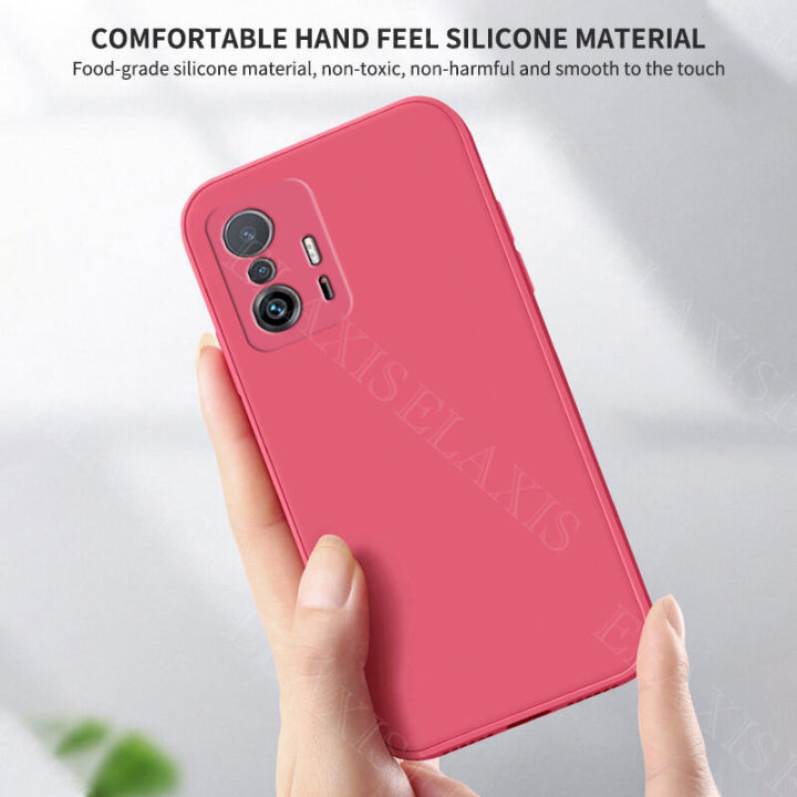 elaxis-เคสโทรศัพท์สำหรับ-xiaomi-เคสสำหรับ-xiaomi-mi-10t-10t-pro-11t-5g-11t-pro-5g-ฟรีอุปกรณ์ป้องกันหน้าจอรวมเลนส์กันตกสีพื้นน้ำยาขอบตรงแข็งเคส-tpu-ซิลิโคนนุ่ม