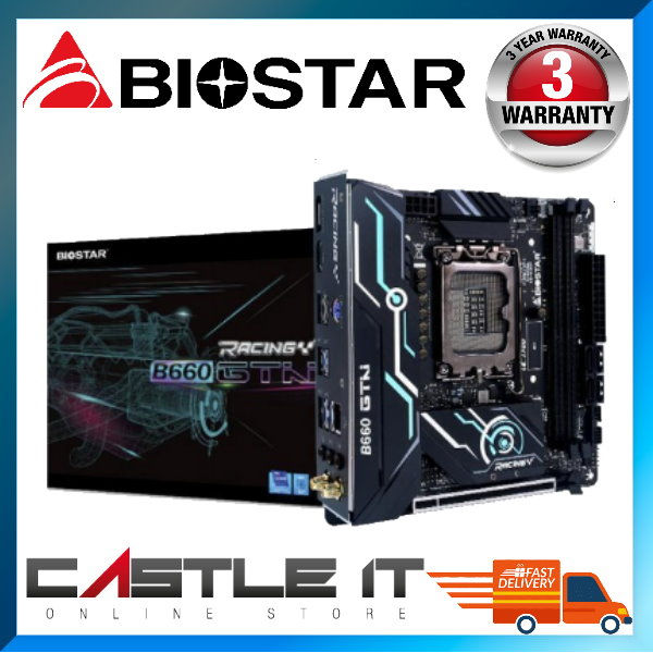 Biostar B660GTN VER.5.0 Intel LGA1700 Mini-ITX Motherboard | Lazada