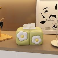 Artistic Prints Tissue Box Home Decoration Crafts Modern Simple Living Room Desktop Ornament Kitchen Accessories Napkin Holder