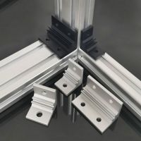 2020 aluminum profile right-angle extrusion angle 90 degree angle aluminum 2020 connector angle code