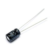 50PCS/LOT Electrolytic Capacitor  10V/100uF 10V 100UF 5*7 100uf 10V WATTY Electronics