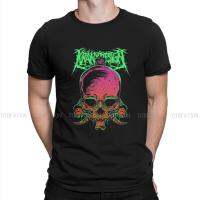 Ritual Skull Special xort เสื้อยืดโลหะหนักสีดำสำหรับผู้ใหญ่