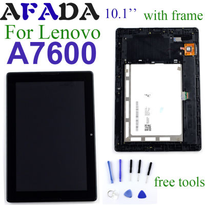 New LCD Display For Tab A10-70 A7600 A7600-F A7600-H Black LCD Display Touch Screen with Frame Assembly Replacement