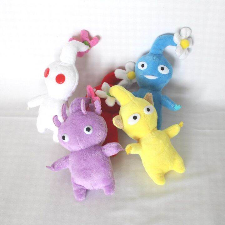 15cm-pikmin-plushie-doll-ของขวัญสีเหลืองสีแดง-boneka-mainan-อ่อนสำหรับพัดลมสำหรับเด็กๆวันเกิด