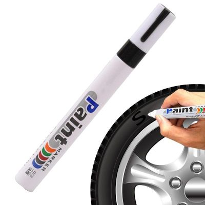 ✆♈❈ Car Scratch Repair Pen Car Paint Marker Paint Pen Fill Remover Car Styling Tyre Paint Marker With Aluminum Tube