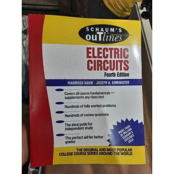 Book Electric Circuit Schaums Outline Book 4th Ed Brandnew | Lazada PH