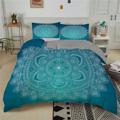 ZEIMON Bohemian 23 Pieces Mandala Bedding Set Single Twin Queen King Size ComforterDuvetQuilt Cover and Pillowcase Bedclothes