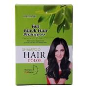 Chính hãng Dầu gội thảo dược Nhuộm đen tóc Ylofang Olive  hộp 10 gói