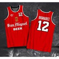 PBA RETRO JERSEY | 1989 SAN MIGUEL BEER YVES DIGNADICE #12 SAMBOY LIM #9 JERSEY | FULL SUBLIMATION