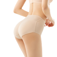 Womens New Butt Lifting Pad Panties Latex Pad Shapewear Butt Lifting Panties with Glutes Filling Seamless Panties Body Shaping Sexy Lingerie