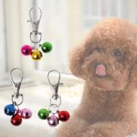 Pet Dog Cat Bell Collar Colorful Pet Neck Accessories Random Color R9H3