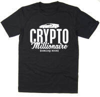 Kaus Fashion Lengan Pendek Musim Panas Kaus Crypto Milioner Coming Soon Btc Eth Ltc Bitcoin 6 Warna Cetakan Digital S-4XL-5XL-6XL