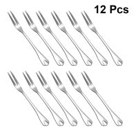 12pcs Forks Snail Fork Party Fruit Fork Cocktail Fork Fruit Picks Appetizer Fork Cheese Forks Stainless Steel Forks Fruit Fork