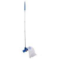 Pool Vacuum Jet Underwater Cleaner Set with Brush &amp; Pole, Attach to Garden Hose Blue