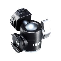 Ulanzi U-60 U-70 Metal Ballhead Pan Tilt Dual Cold Shoe Tripod Head Vlog Tripod Head