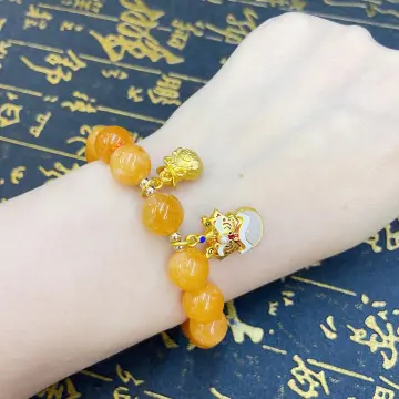 Rose Gold Lion & Crown Bracelet-vachngandaiphat.com.vn
