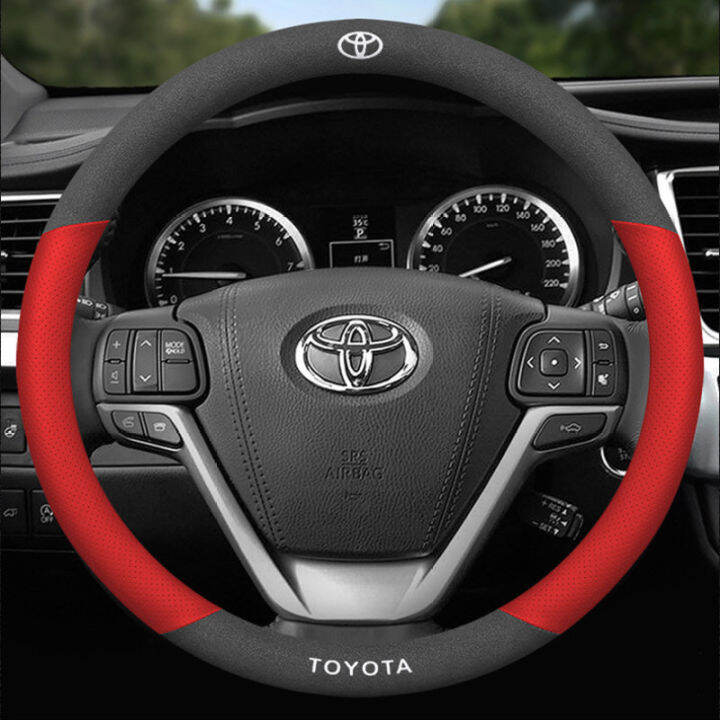 Toyota steering wheel cover Toyota RAV4 Crown Corolla Prado Vios fur