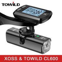 XOSS G/G+ จักรยานคอมพิวเตอร์ไร้สาย GPS Speedometer Rainproof Road Bike MTB Bicycle Odometer Bluetooth ANT+ With TOWILD CL600 light-wangjun1