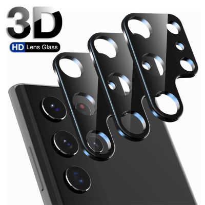 3D Camera Protector for Samsung Galaxy S23 S22 Ultra S21 Plus FE Phone Back Lens HD Anti-scratch Full Cover Glass for S23 Ultra