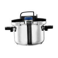 ][= Stainless Steel Pressure Cooker Professional Instant Cooking Pot With Secure Knobs For 6 People Commercial