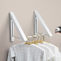 Folding escopic hangers wall multifunctional perforation-free drying racks storage artifact Household dormitory drying racks