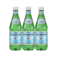 San Pellegrino Sparkling Mineral Water 500ml x 3 (PET) น้ำแร่อัดแก๊สธรรมชาติ ซานเพลิกริโน่ ขนาด 500ml แพ็ค 3 ขวด (0653)