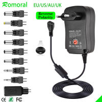 30W Universal AC Adapter Reversible Polarity Multi Voltage DC Power Supply for LCD LED Light Strip Router HUB Speaker