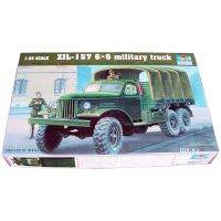 คนเป่าแตร01001 1/35 Zil157โซเวียตรถบรรทุก6X6 Zil-157รถของขวัญสำหรับเด็กของเล่นชุดประกอบโมเดลประกอบพลาสติก