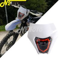 ●☈ 2020-2022 Dirt Bike LED Headlight White Motorcycle Front Lighting E8 For KTM Husqvarna XC EXC XC-F EXC-F TE FE CR CRF WR 125 450