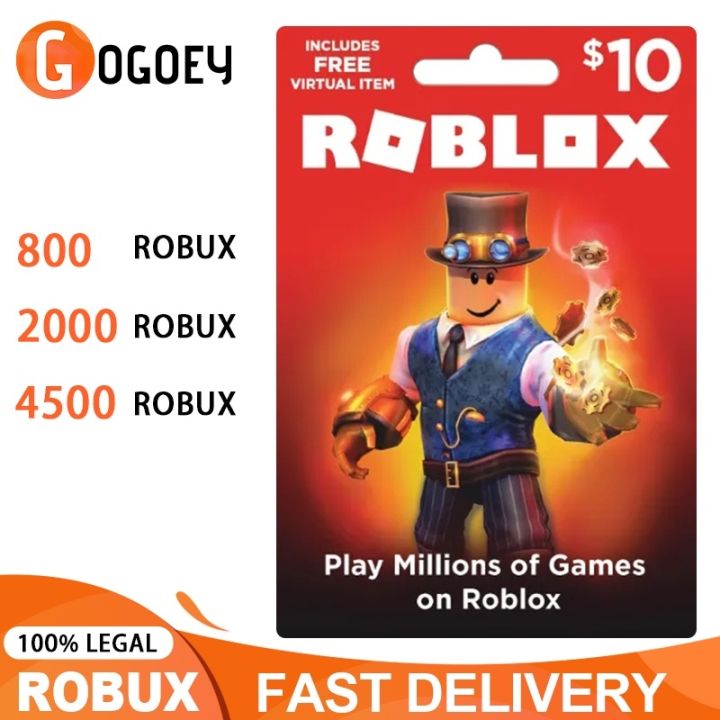 Roblox: 1700 Robux Credit Gift Code [Includes Exclusive Virtual