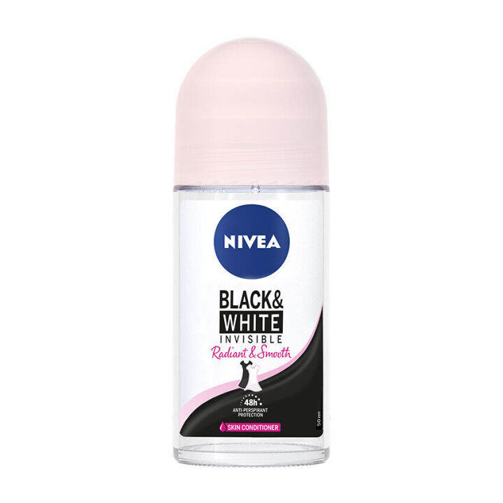 fernnybaby-นีเวียร์-nivea-50ml-black-amp-white-radiant-roll-on-นีเวีย-โรลออน-ลูกกลิ้ง-นีเวียร์-สูตร-แบล็ค-แอนด์-ไวท์-เรเดียนท์-50-มล