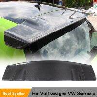 คาร์บอนไฟเบอร์ /Frp ด้านหลังหลังคา Lip Wing สปอยเลอร์หน้าต่างสำหรับ Volkswagen VW Scirocco 2008 - 2013 Non สำหรับ R Rline รถจัดแต่งทรงผม